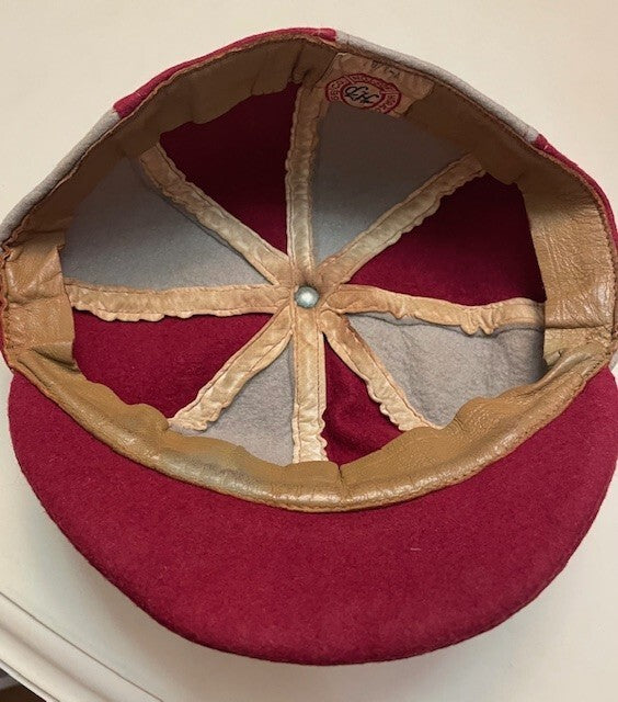 Antique Vintage circa. 1890s-1904 Small Bill Wool Baseball Cap