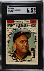 1961 Topps Baseball All-Star Danny Murtaugh #567 High Number SGC 6.5 Ex/Mt+