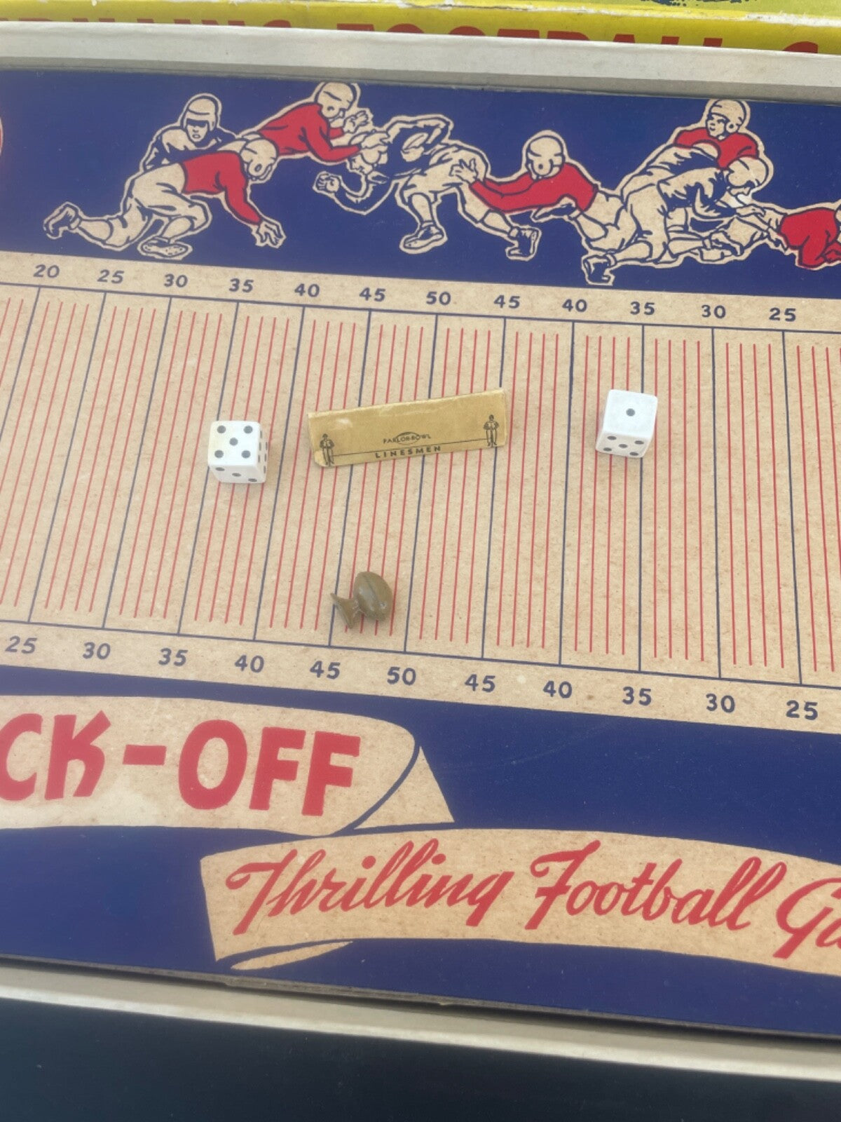 VINTAGE 1941 FOOTBALL GAME COREY GAME CO RARE