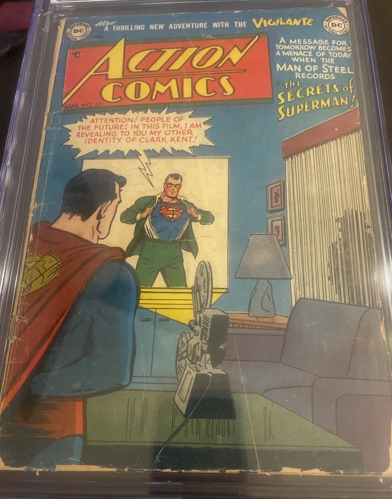 ACTION COMICS #171 CGC 3.0 Superman 1952