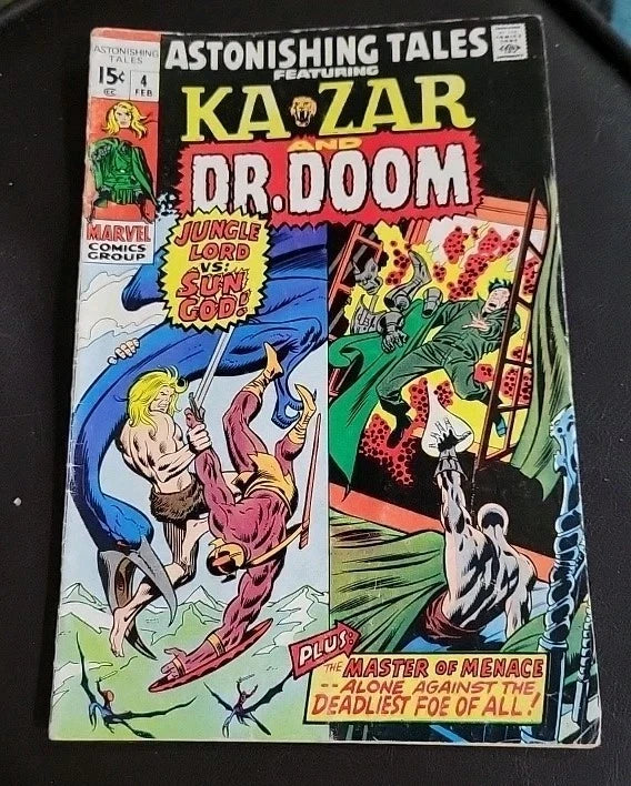 Astonishing Tales #4 Feb 1970 Bronze Age Marvel Comics Fine.
