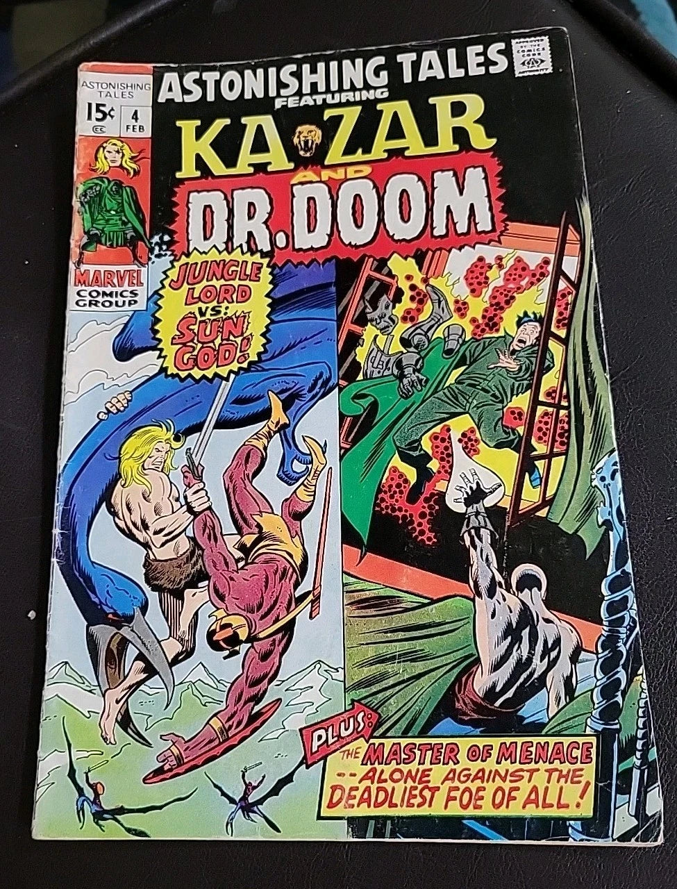 Astonishing Tales #4 Feb 1970 Bronze Age Marvel Comics Fine.