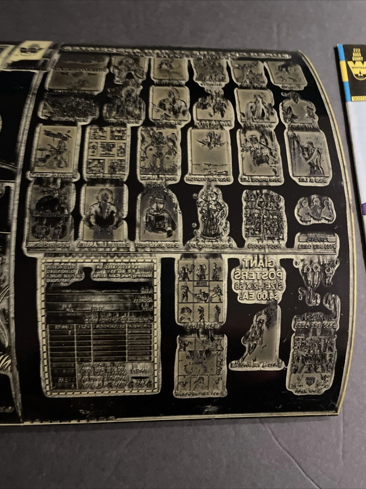 Bugs Bunny #222 1980 Original Cover Art Comic Book Printing Plate