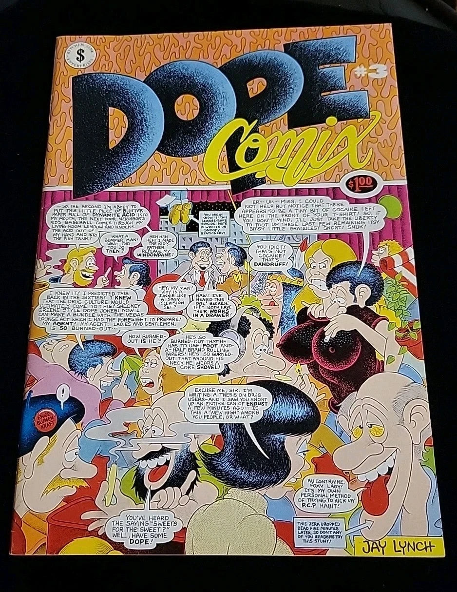 DOPE COMIX #3 Underground Comic -High Grade - 1st Print Comix