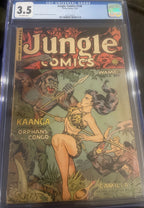 Jungle Comics #146 CGC 3.5 1952 OFF/WHITE Pages Fiction House