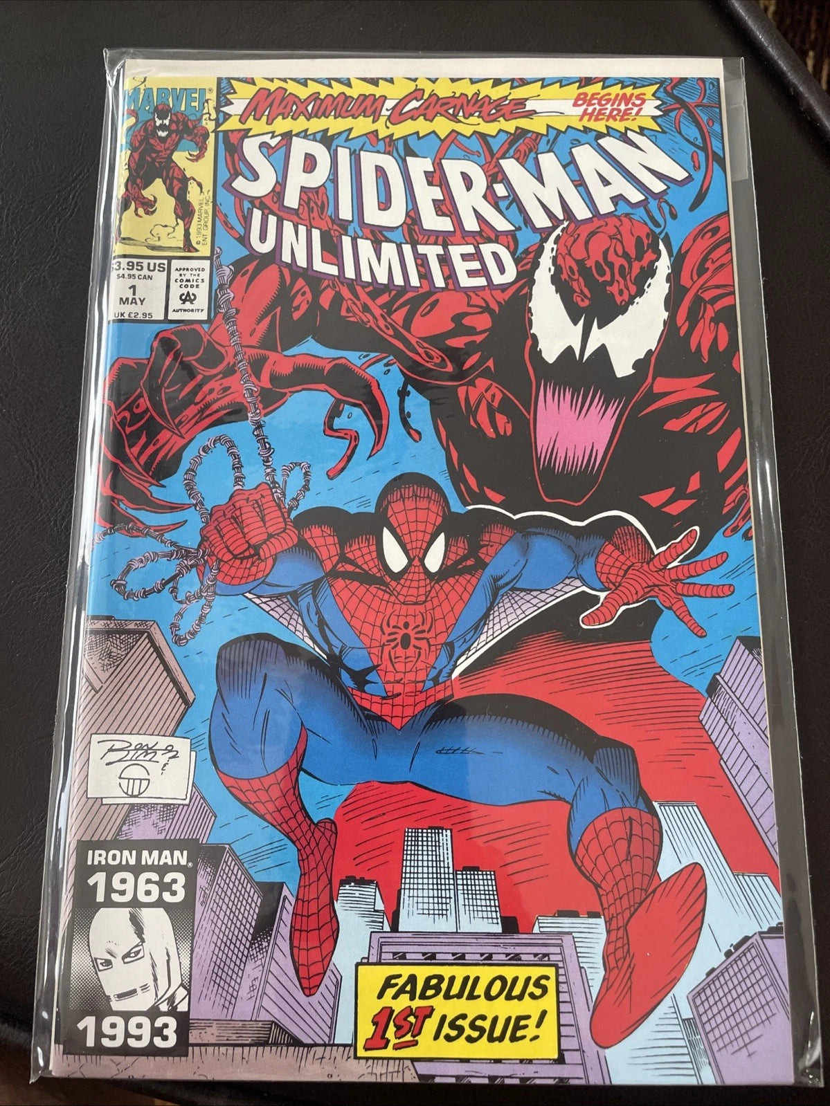 Spider-Man Unlimited #1 1st App Shriek Maximum Carnage Begins Marvel Comics 1993
