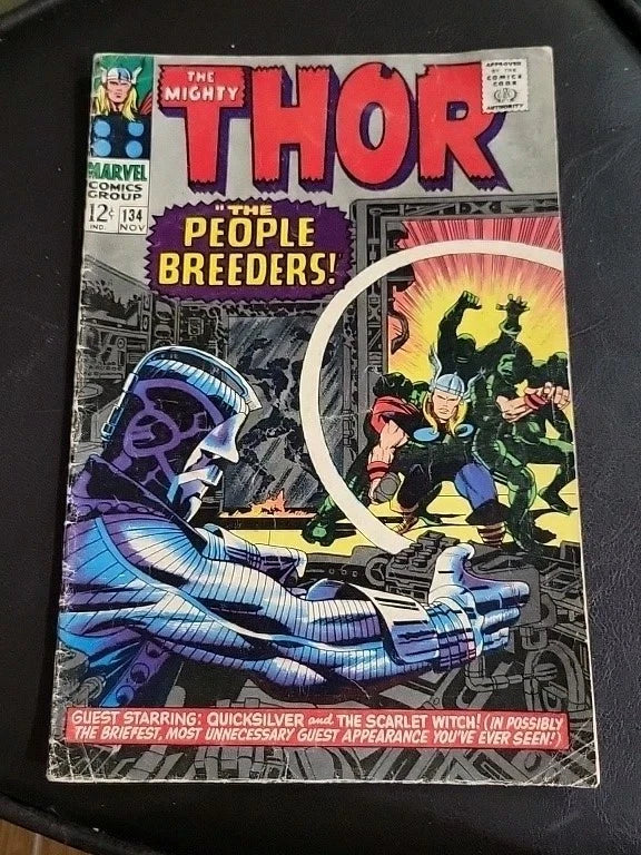 Thor #134 (1966 marvel) stan lee jack kirby 1st Appearance High Evolutionary VG