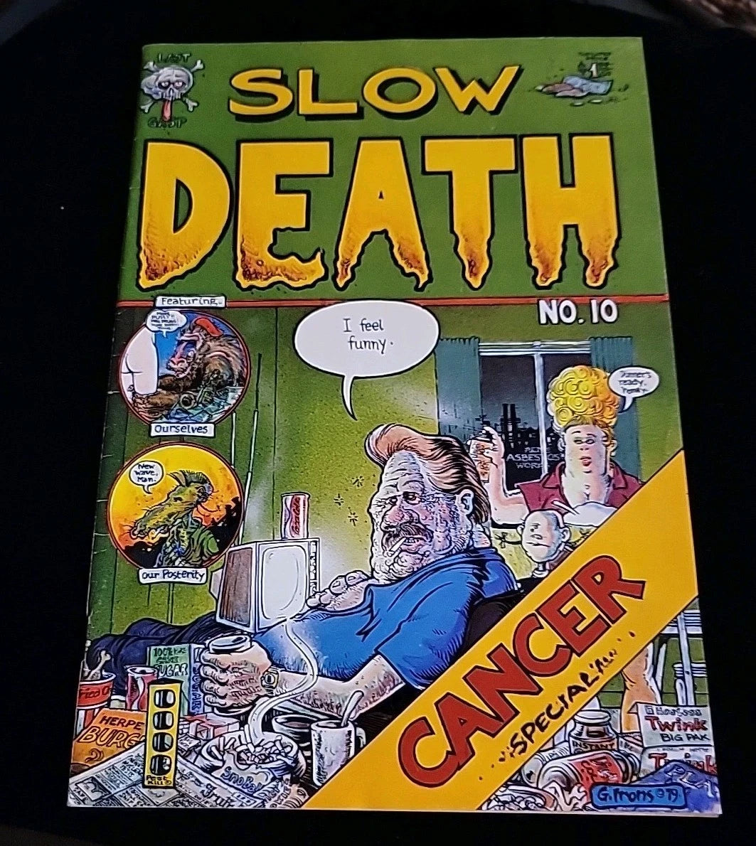 Underground comic SLOW DEATH No. 10 Last Gasp 1.00 cover