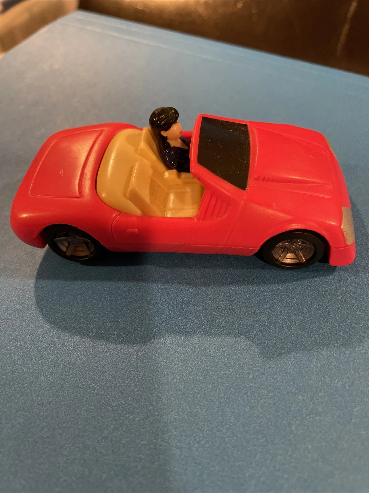 Vintage DC Comic Burger King Kids Club Meal Toy 1997 Red Convertible Car