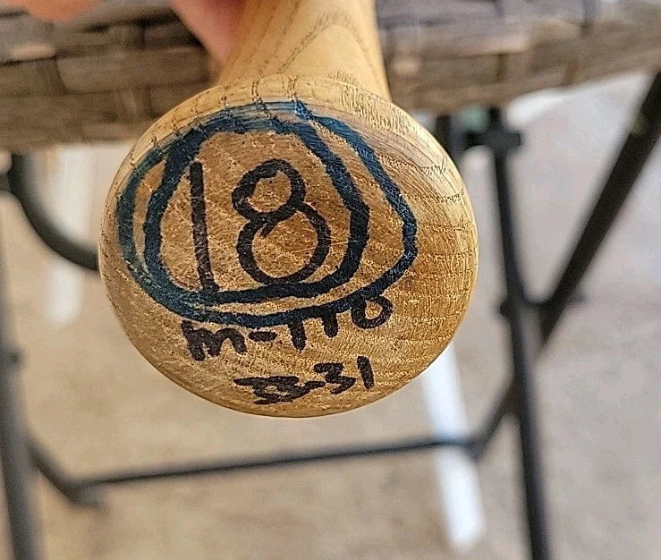 Jason Kendall Pittsburgh Pirates Game Used Bat  Cracked 1996-2003