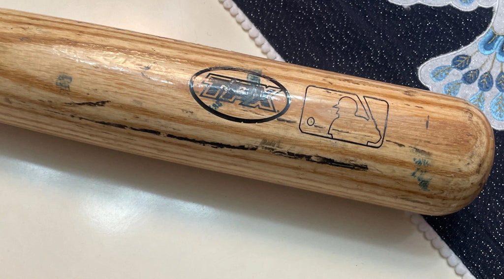 Jason Jennings Baseball Bat Game Used Louisville Slugger Genuine S329 Colorado