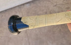Miguel Tejada Game Used Autographed Bat 2002 Oakland A's  COA JSA
