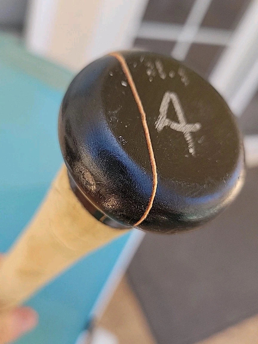 Miguel Tejada Game Used Autographed Bat 2002 Oakland A's  COA JSA