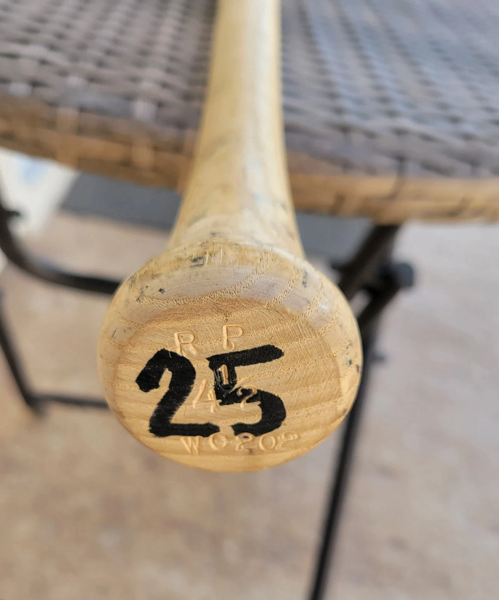 RAFAEL PALMEIRO  1992-1995 GAME USED Worth Model Bat TEXAS RANGERS-Baltimore