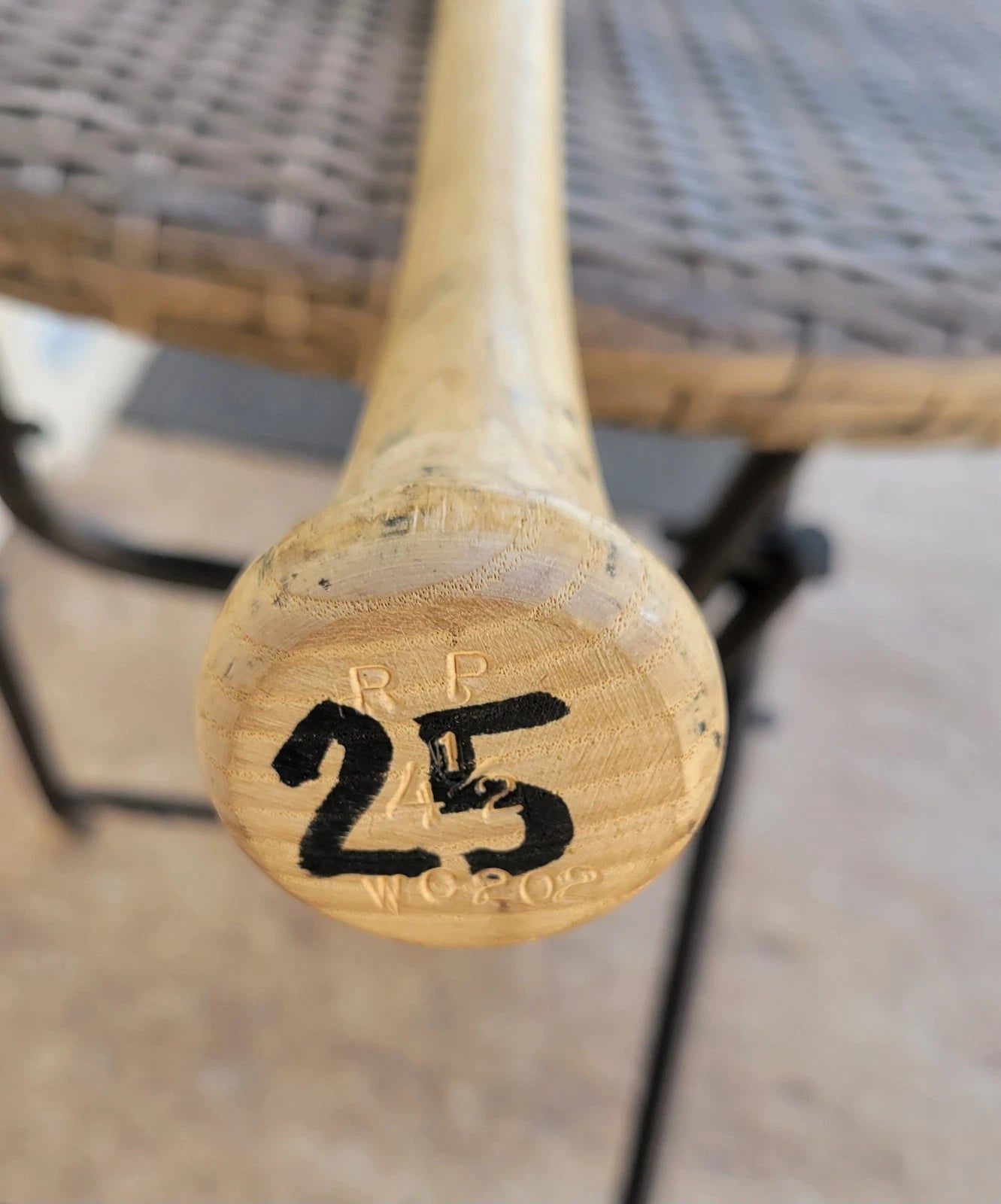 RAFAEL PALMEIRO  1992-1995 GAME USED Worth Model Bat TEXAS RANGERS-Baltimore