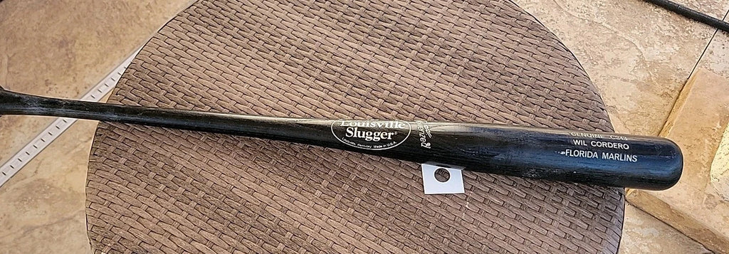 Wil Cordero Florida Marlins GAME Used  C243 Baseball BAT Un CRACKED,2004