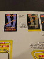 Bon Jovi 1993 Keeping the Faith Genuine Proof Sheet mock ups for Concert Tour