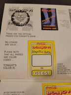 Bon Jovi 1993 Keeping the Faith Genuine Proof Sheet mock ups for Concert Tour