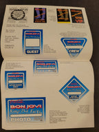 Bon Jovi 1993 Keeping the Faith Genuine Proof Sheet mock ups for Concert Tour