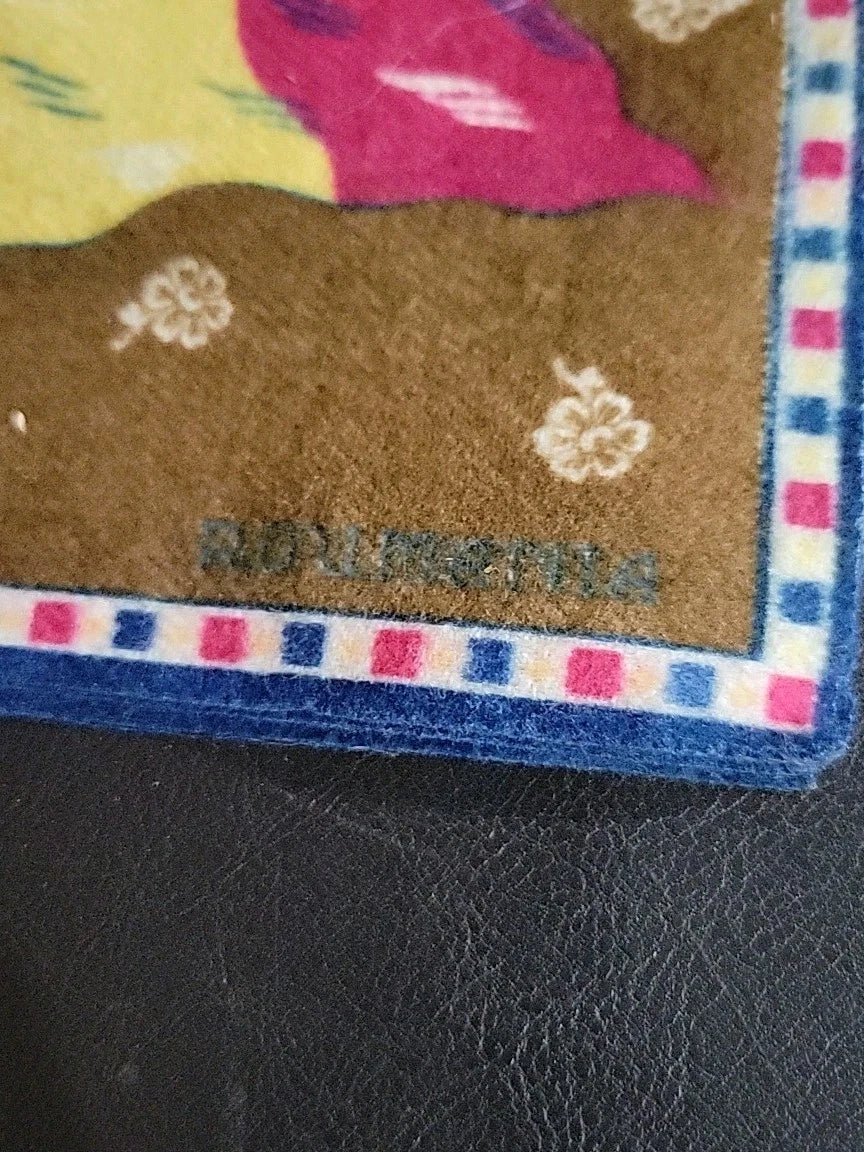 1900's Tobacco Cigar Box Felt Flannel Flag Romania