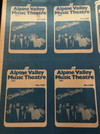 1981 Alpine Valley Music Theatre Rush,Grateful Dead & The Doobie Brothers Passes