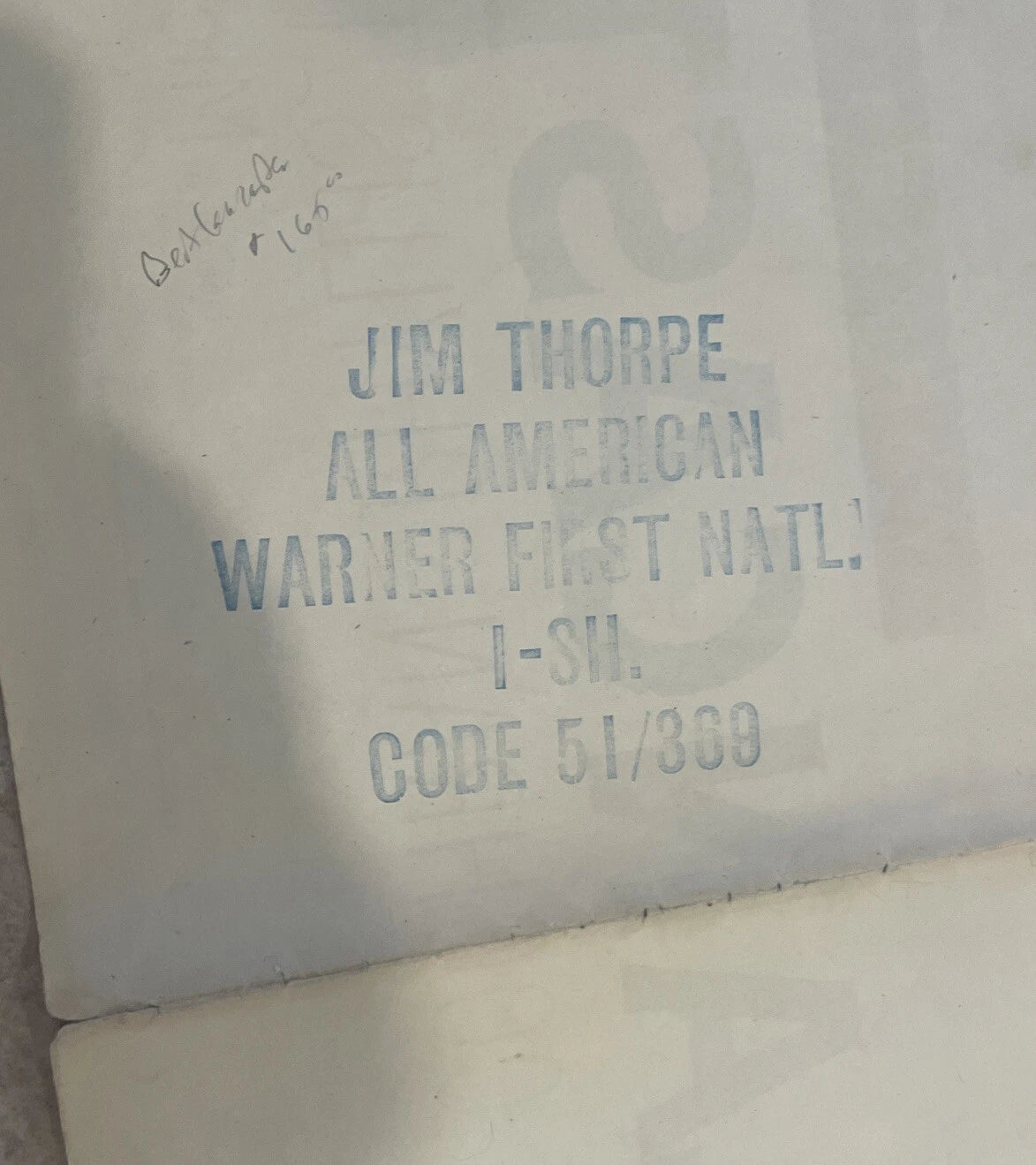 JIM THORPE - ALL-AMERICAN 1951 ONE SHEET MOVIE POSTER (27" X 41")