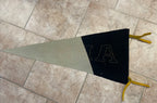 Share RARE 1920'S 31.5" ARMY HAND SEWN ORIGINAL FELT PENNANT-MULES-WEST POINT NEW YORK