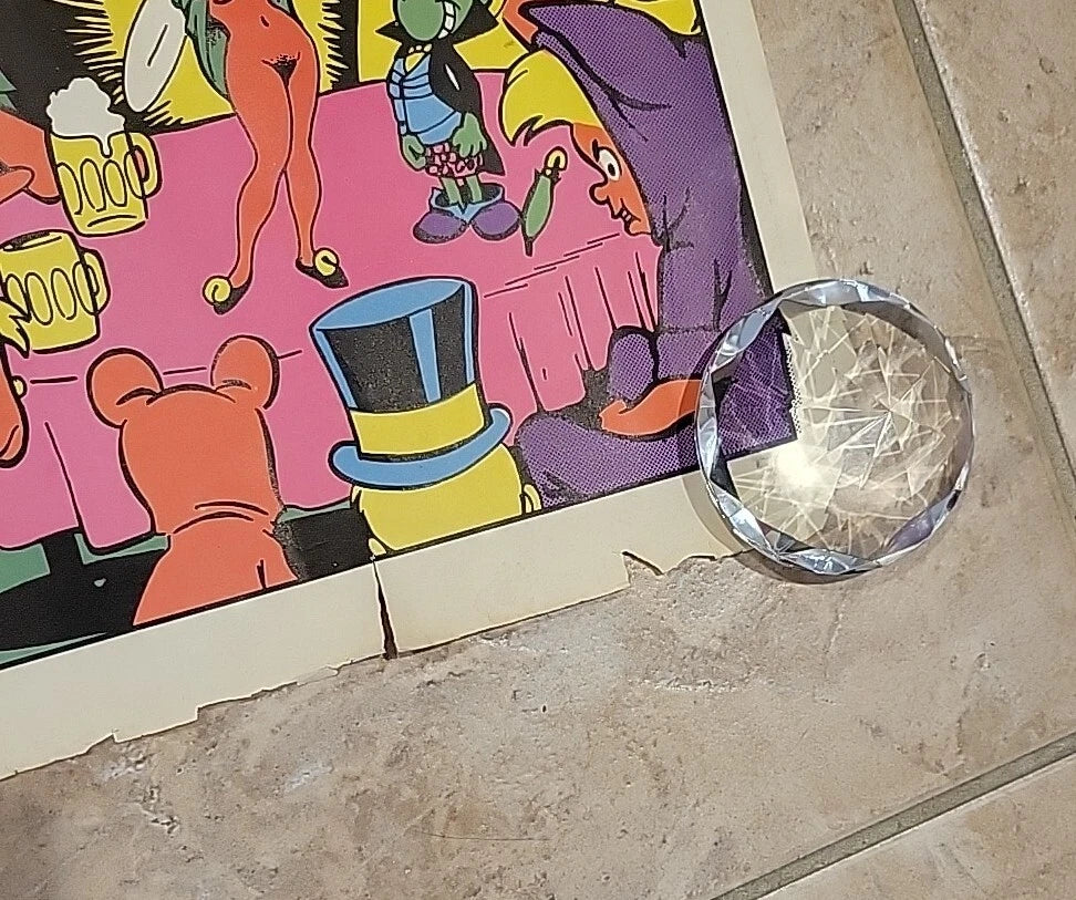 Wally Wood Disneyland Memorial Orgy Poster 1970's Mickey Mouse