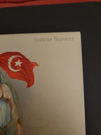Antique 1903 Turkish Trophies Turkey Cigarette Advertising Tobacco Card 6x8"