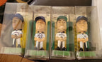 Lot of 4 MLB Mini Bobbleheads 2002 – Ichiro, Piazza, Giambi – Alex Rodriguez NIB