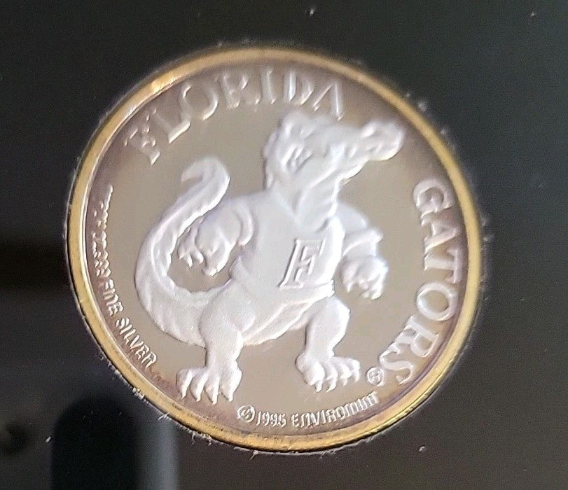 UNCIRCULATED University of Fla. 1996  Silver Coins Proof Set Silver Gold Bronze