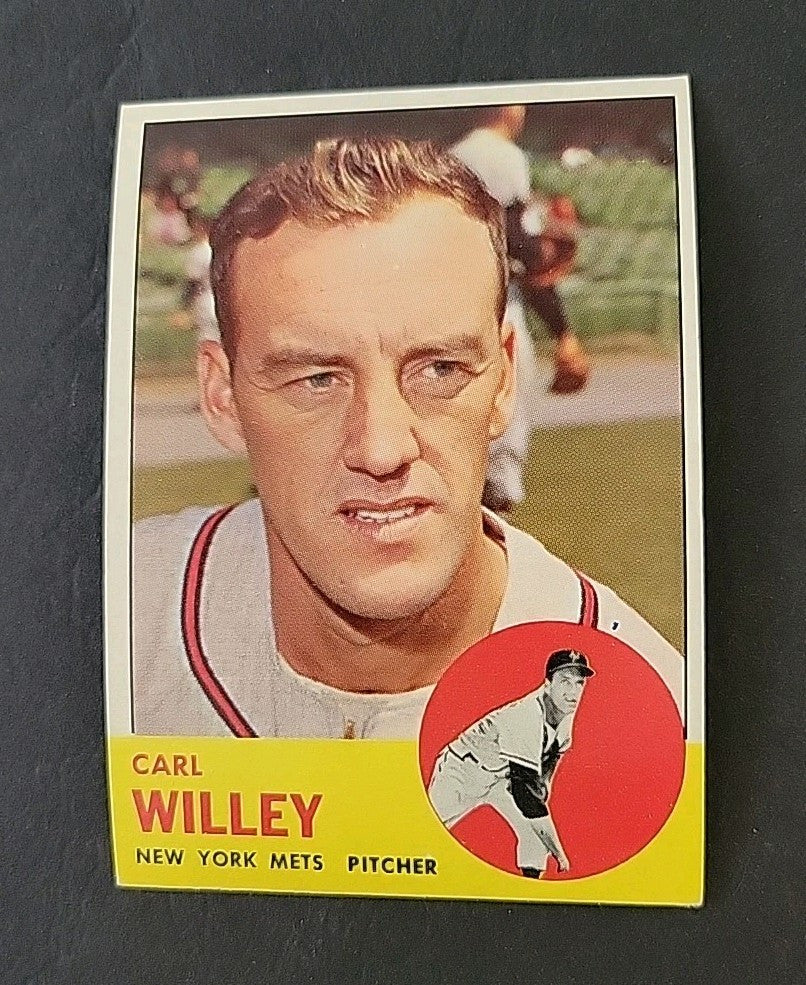 1963 Topps #528 High #  Carl Willey Near Mint N.Y. Mets