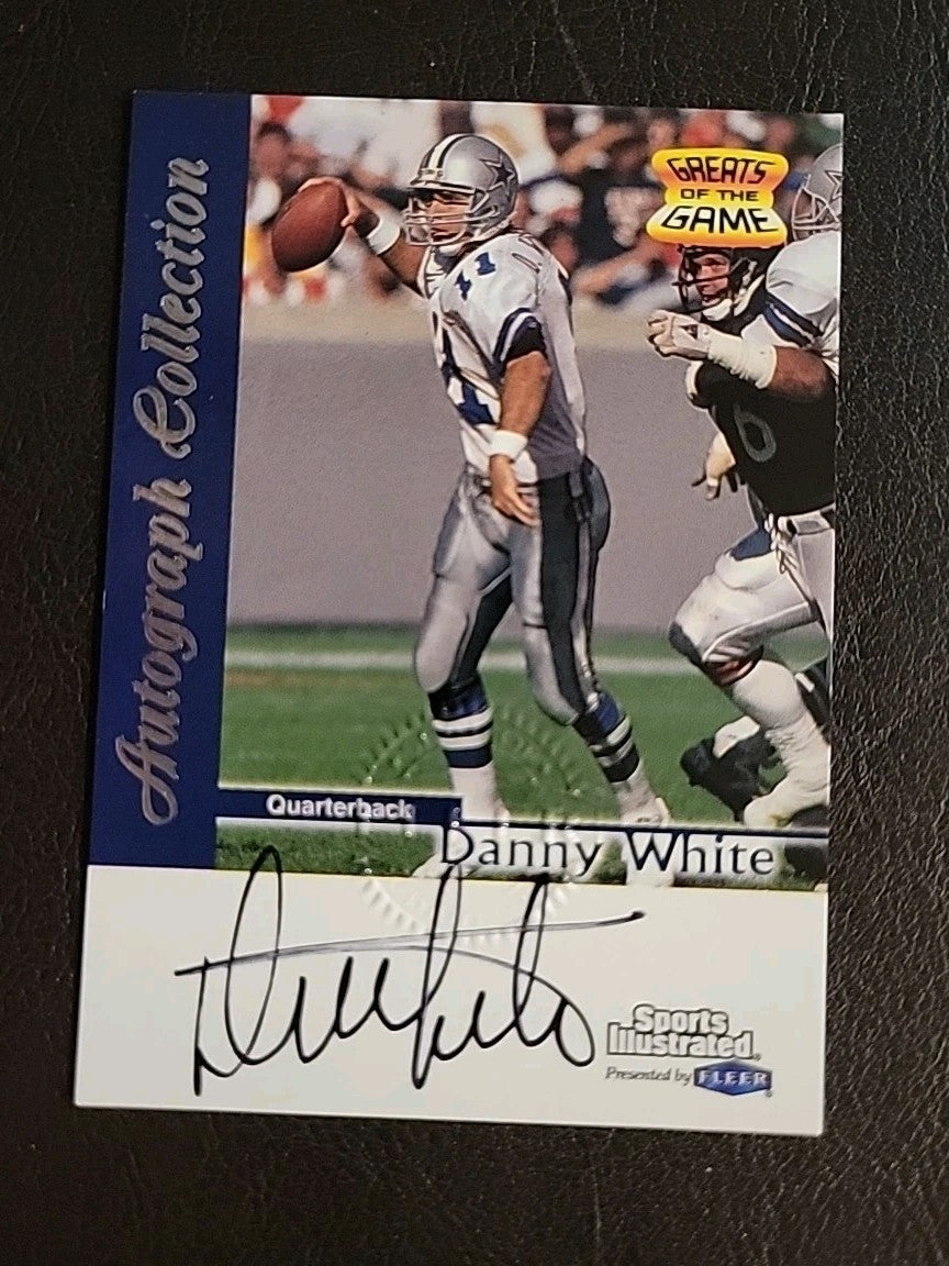Danny White Dallas Cowboys 1999 Fleer Sports Illustrated Signed Card