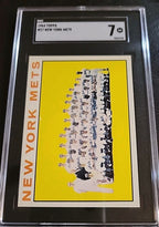 1964 Topps #27 New York Mets Team Card SGC 7 NM Near Mint Well Centered!