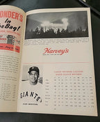 San Francisco Giants Program and Scorecard 1966  Unused Condition Willie MAYS