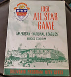 1951 MLB BASEBALL ALL STAR GAME PROGRAM EX CONDITION BRIGGS STADIUM DETROIT