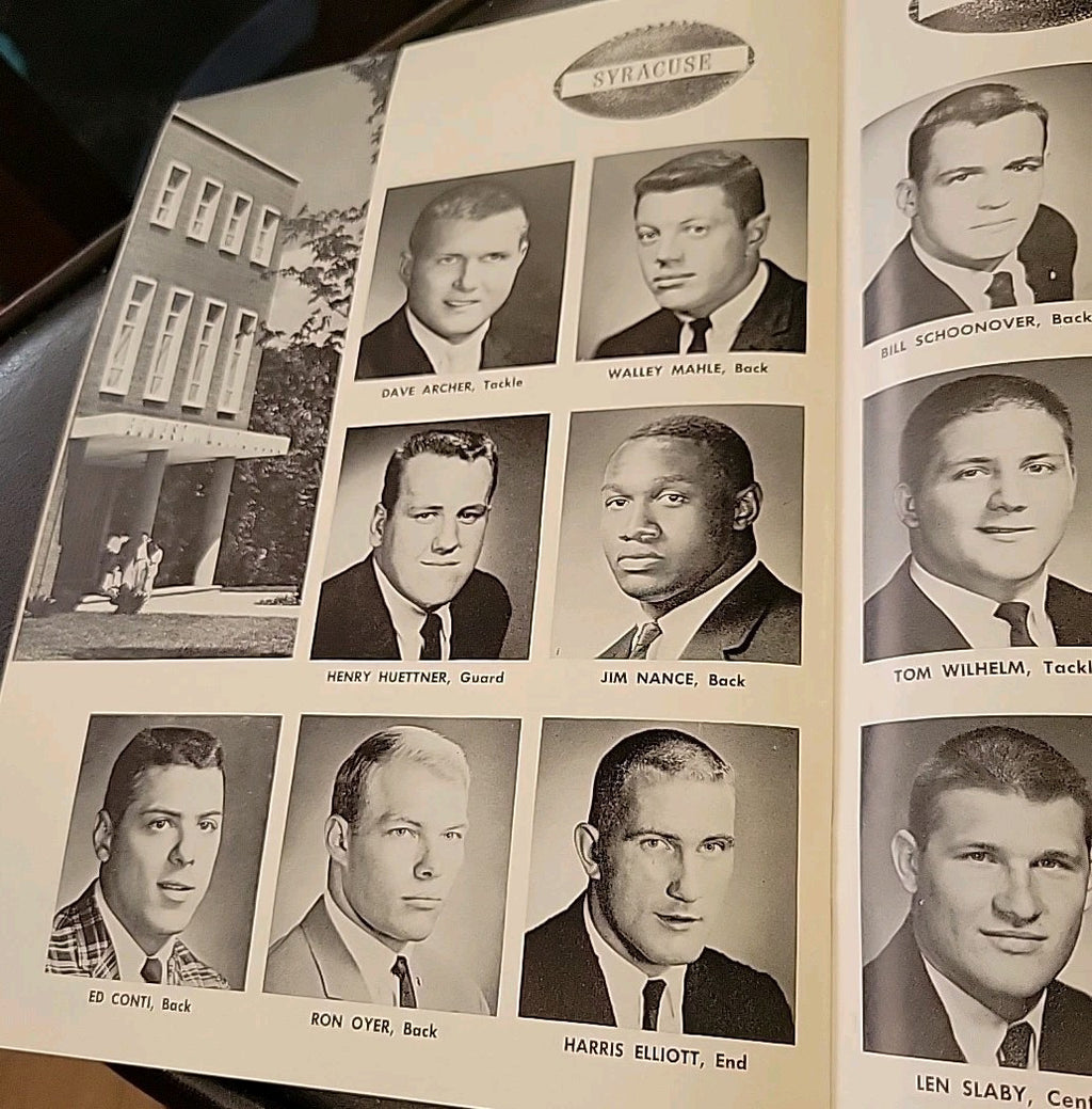 1963 Vintage College Football Program Syracuse vs. Holy Cross