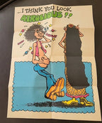1971 Topps NASTY VALENTINE NOTES #8 trading card poster UNDERGROUND COMIC ART