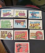 1971 Topps NASTY VALENTINE NOTES trading card poster UNDERGROUND COMIC ART Lot