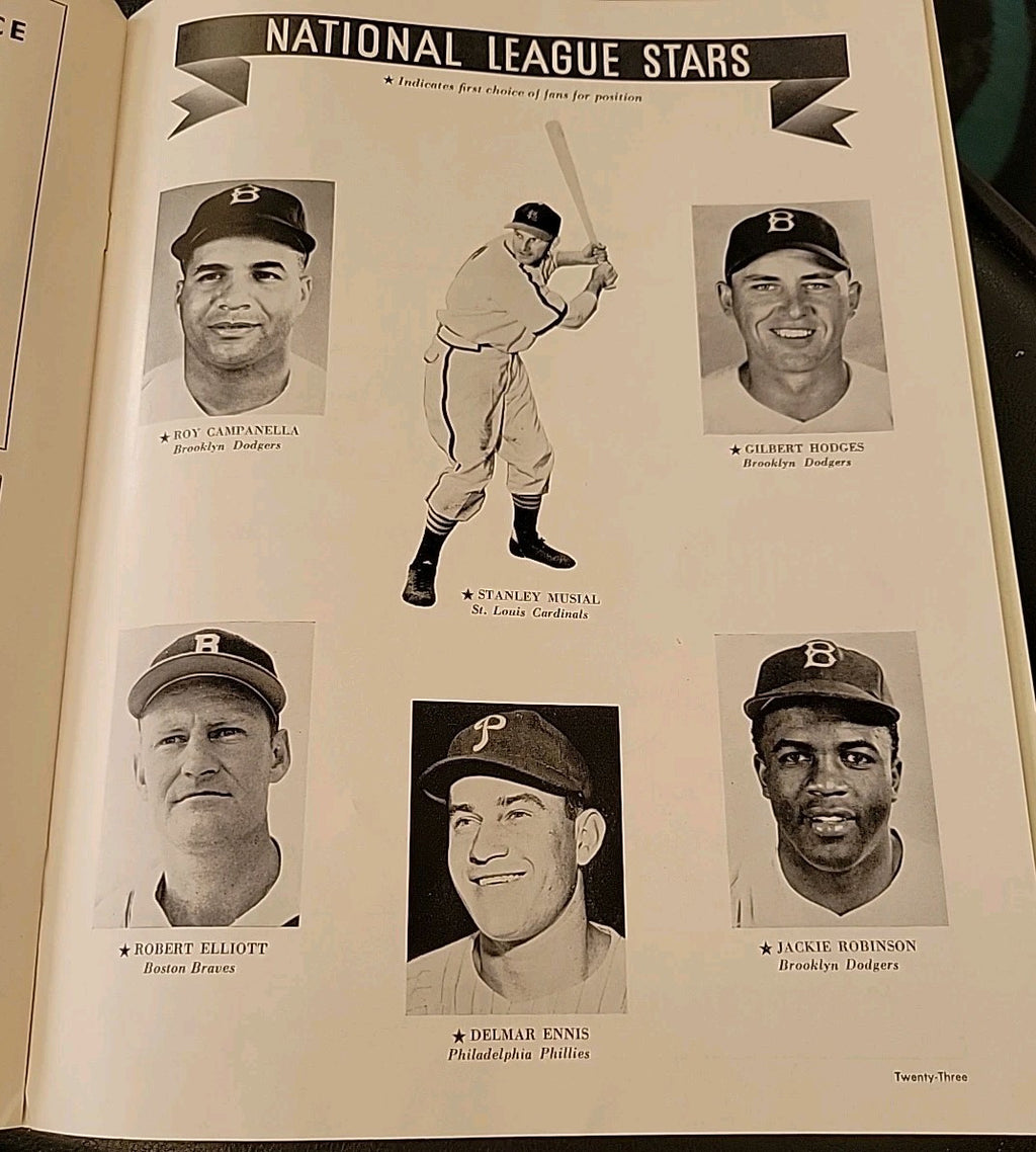 1951 MLB BASEBALL ALL STAR GAME PROGRAM EX CONDITION BRIGGS STADIUM DETROIT