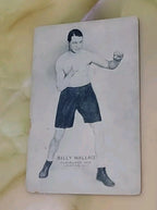 Billy Wallace Light weight 1920s Boxing Exhibit Card VG