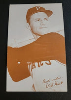 Dick Groat 1963 Exhibit Red Stats On Back Ex/Mt Pittsburgh Pirates