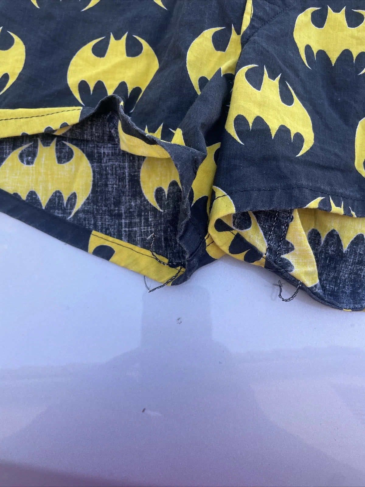 1980s Batman Boxer Shorts Vintage USED Size XL-XXL DC Comics Made In USA
