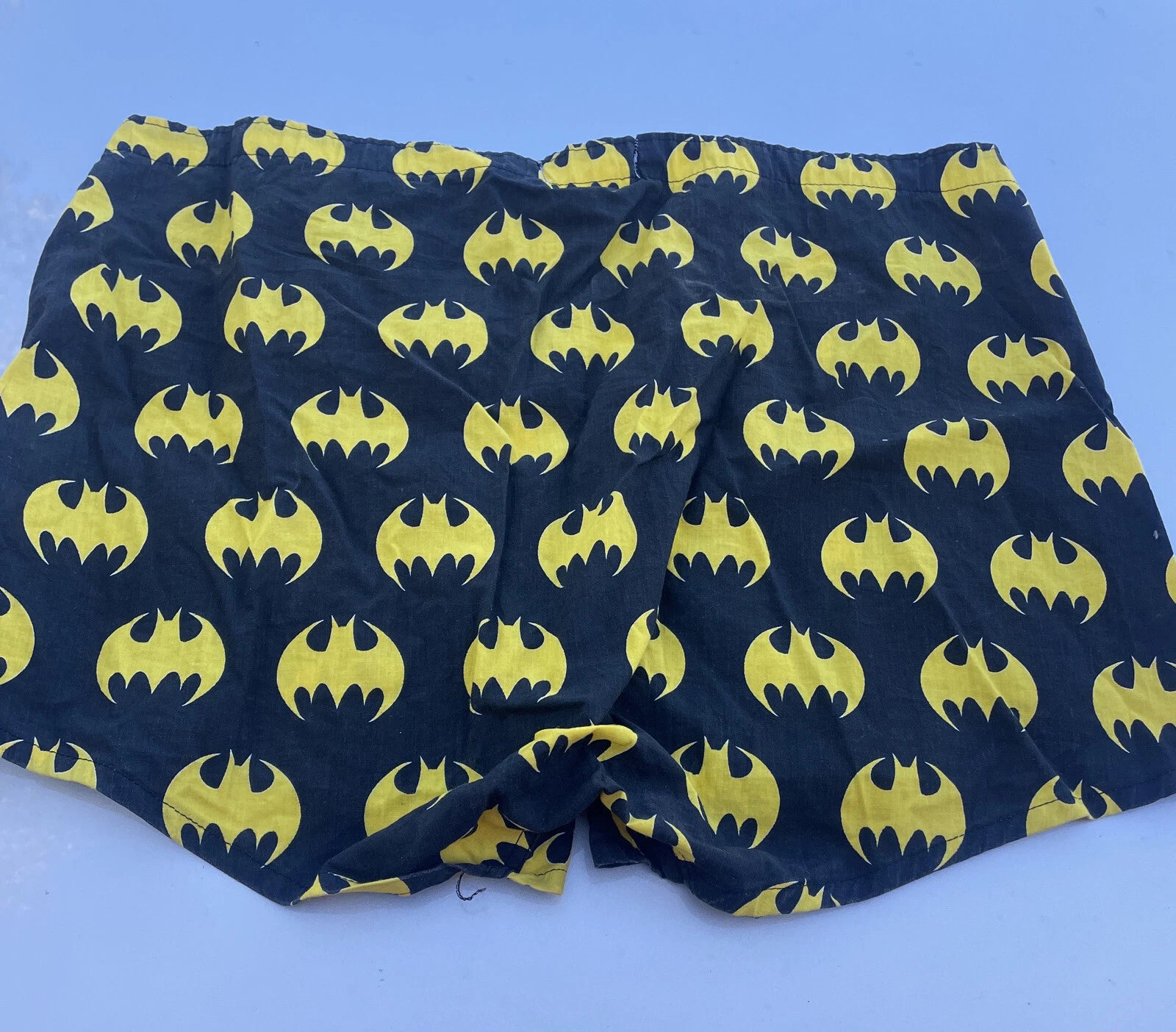1980s Batman Boxer Shorts Vintage USED Size XL-XXL DC Comics Made In USA