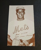 Choo Choo Coleman 1963 Exhibit Red Stats On Back VG New York Mets