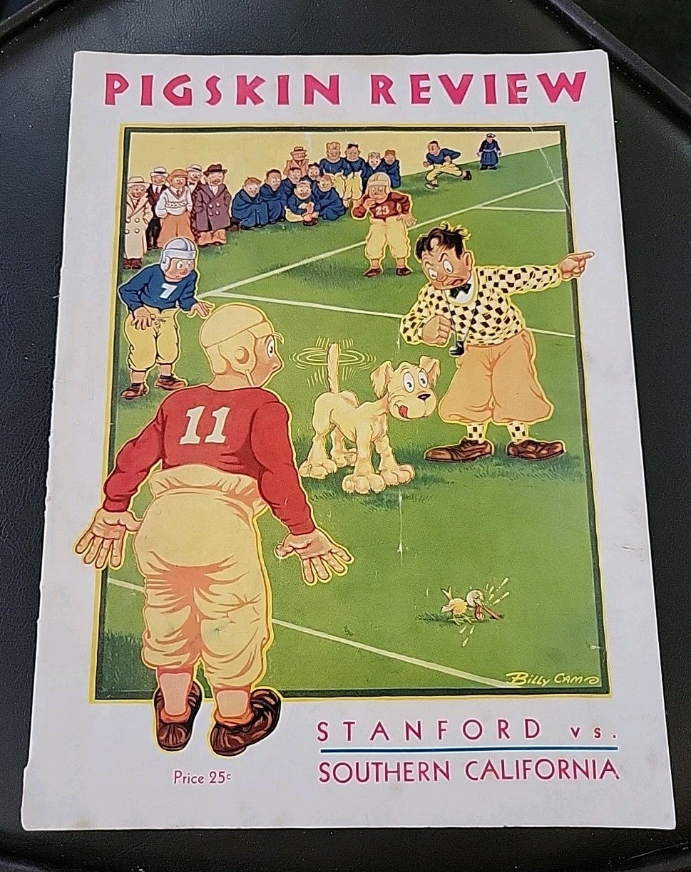 1931 Stanford v USC football program”BILLY CAM” cover/USC WIN NAT’L CHAMPIONSHIP