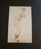 Wally Moon 1963 Exhibit Red Stats On Back EX  Los Angeles Dodgers