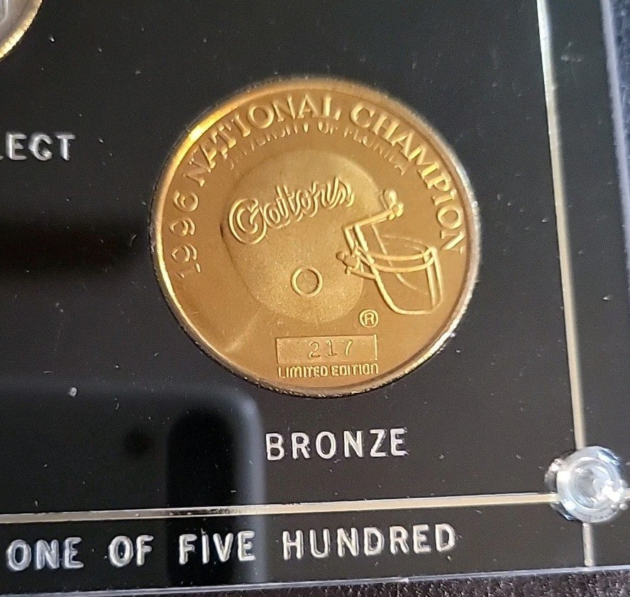 UNCIRCULATED University of Fla. 1996  Silver Coins Proof Set Silver Gold Bronze