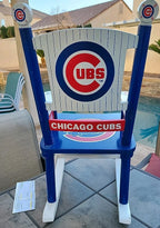Chicago Cubs 2004 Child's Wooden Rocking Chair by The Danbury Mint 28"