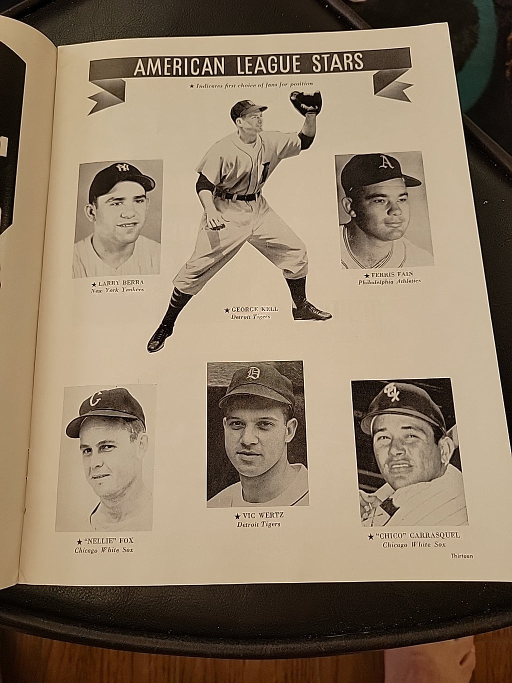 1951 MLB BASEBALL ALL STAR GAME PROGRAM EX CONDITION BRIGGS STADIUM DETROIT